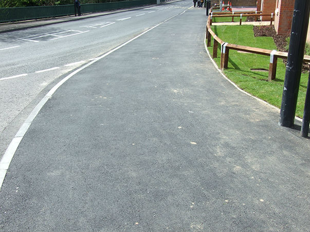 Tarmac Surfacing Works, Road Markings, R W Services, Turfing, 278 Works